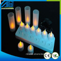 Electrical Tea Light LED Candle With Warm White/Amber Yellow color